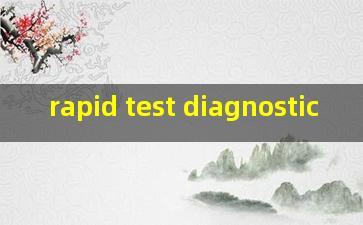  rapid test diagnostic